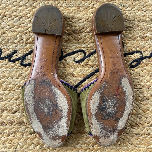 Prada Green Sandals - Picture 8 of 9